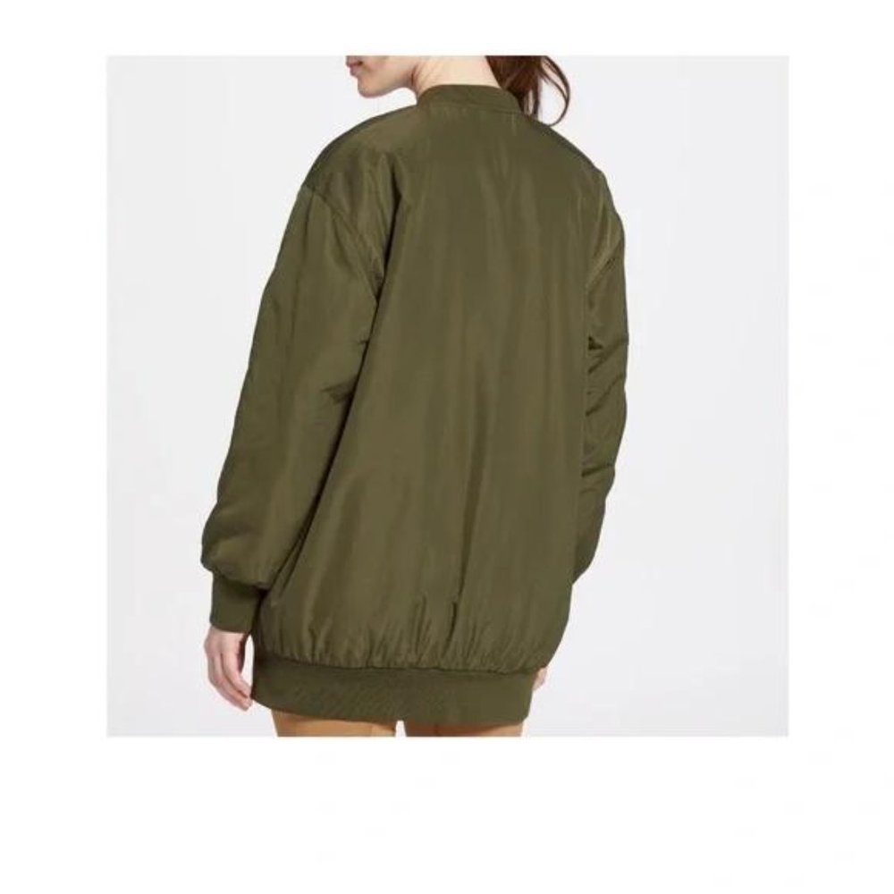 NWT DSG Women's Long Bomber Jacket - Picture 4 of 4